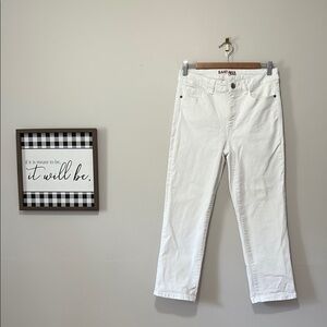 Santana White Straight-Leg Jeans - 6